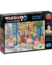 Wasgij Mystery 18: Grabbing a Quick Bite!, 1000 Piece Puzzle