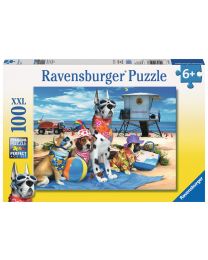 No Dogs on the Beach, 100 XXL Piece Puzzle