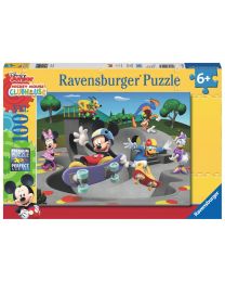 Mickey Mouse, At the Skate Park, 100 XXL Piece Puzzle
