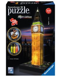 Big Ben - Night Edition, 216 Piece 3D Puzzle
