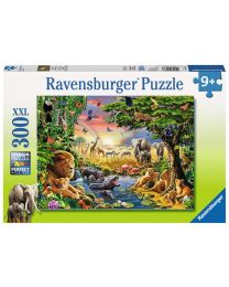 Evening at the Waterhole, 300 XXL Piece Puzzle