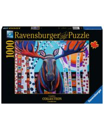 Winter Moose, 1000 Piece Puzzle