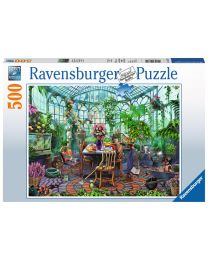 Greenhouse Mornings, 500 Piece Puzzle