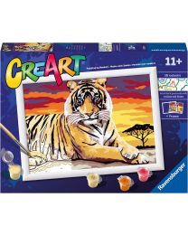 Majestic Tiger, CreArt Paint by Numbers