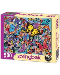 Butterfly Frenzy, 500 Piece Puzzle